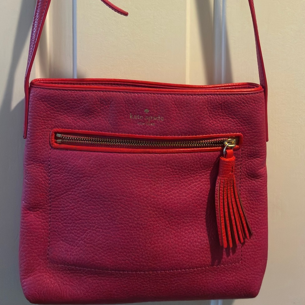 Kate Spade Pink Crossbody Bag w/Wristlet